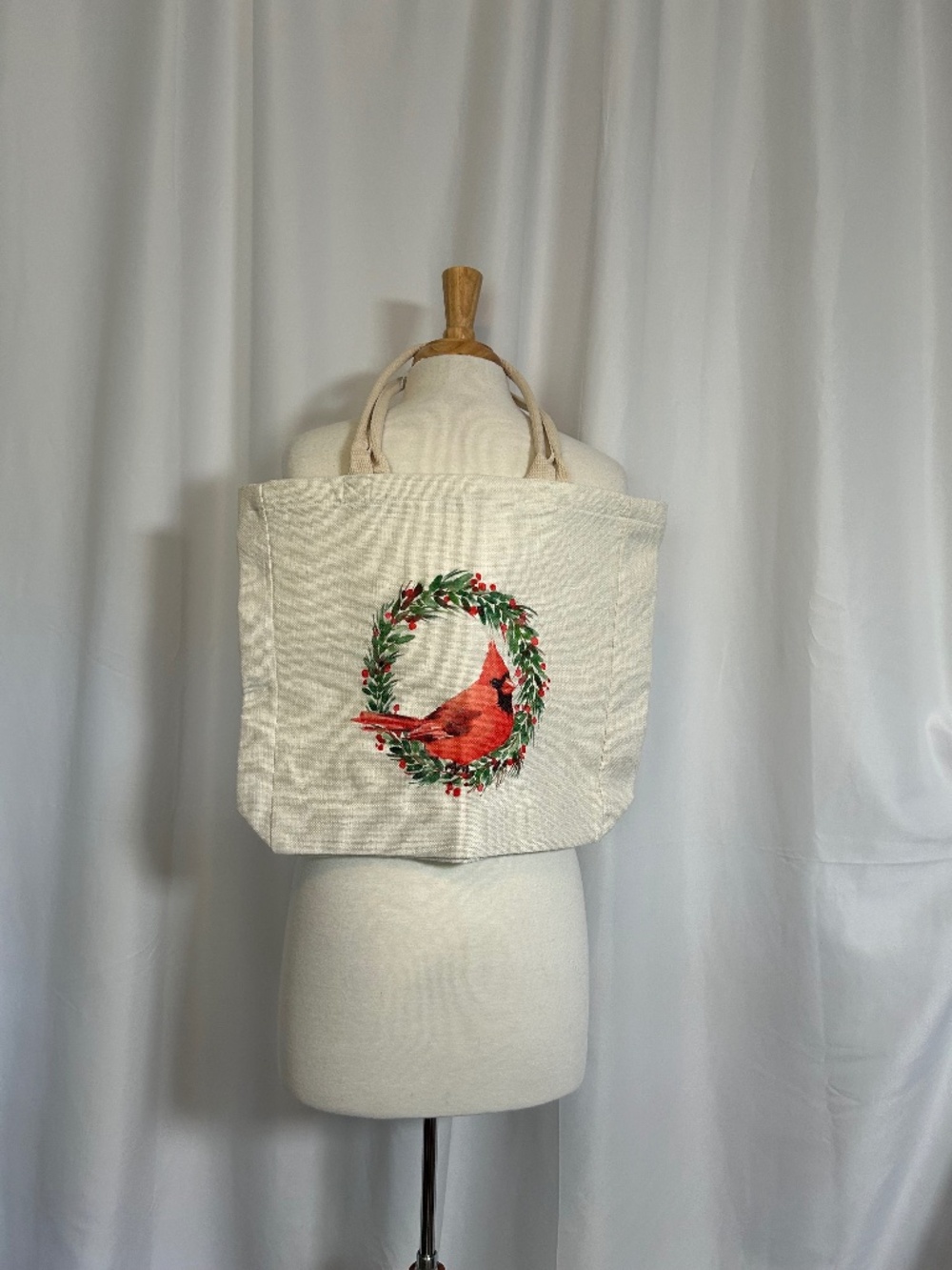 RED CARDINAL TOTE BAG